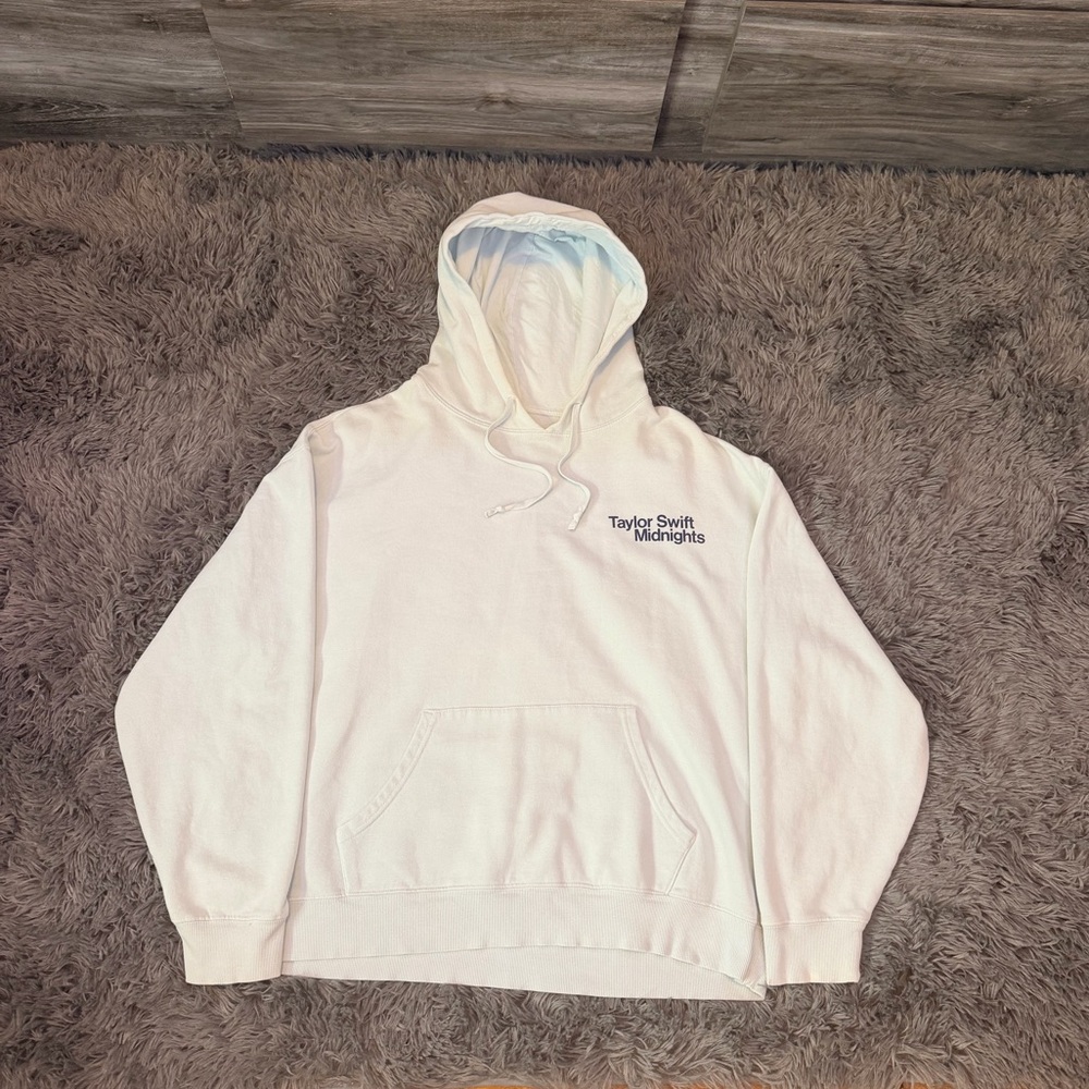 Taylor Swift White Hoodie Sweater